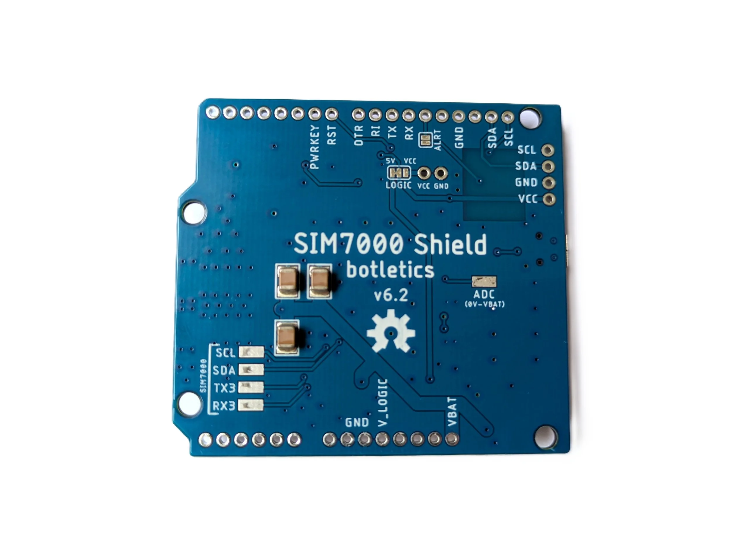 SIM7000 LTE Shield for Arduino | Botletics — Botletics